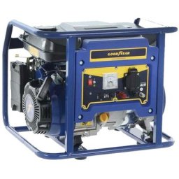 Groupe électrogène 93.5 Cm3 4T ohv 2.5CV Essence 1100W 230V avr Autonomie 8h Goodyear