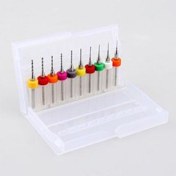 10 PCB Circuit Imprimé Perçage en carbure Micro Forets Mini Micro Forets 0,3 mm à 1,2 mm pour cnc