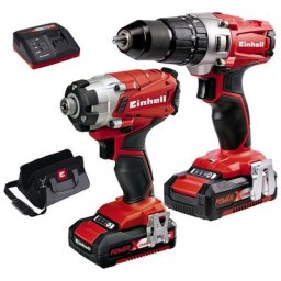 Kit Perceuse Visseuse sans fil te-cd 18/2 Li + Clé à Chocs te-ci 18/1 Li- Power X-Change (18 v, 1,5