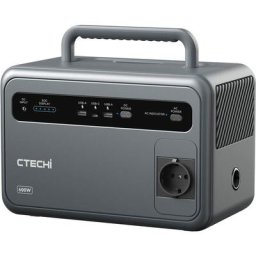 Ctechi - Generateur electrique Portable 600W avec Batterie LiFePO4 384Wh,Station d'Alimentation