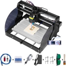 Machine de Gravure cnc 3018 Pro 3 Axes 10000 rpm Graveur Laser grbl Controle pour Graver Plastiques