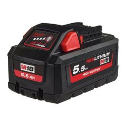 Batterie 18V Li-Ion 5,5 Ah hight output™ M18 HB5.5 Milwaukee 4932464712