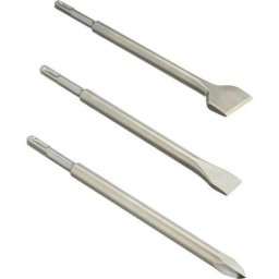 Milwaukee - Kit 3 burins (plat, pic, beche) longueur 250 mm 4932430001