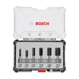 Bosch - Coffret de 6 fraises droites à queue de 6 mm Ø12/16/20 mm 2607017465