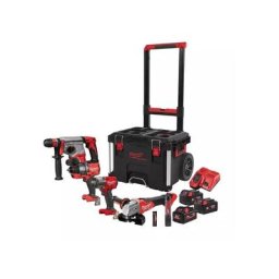 M18 FPP4D-555T Powerpack 4 pièces 18V 3.0 / 5.0 / 5.5Ah in Packout™ Chariot - 4933492520 - Milwaukee