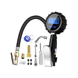 Manomètre numérique pour pneus, manomètre de 200 psi, gonfleur automatique, outils à Air, écran lcd