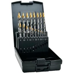 74561 hss tin-tip Foret hélicoïdal din 338 1 set - Exact