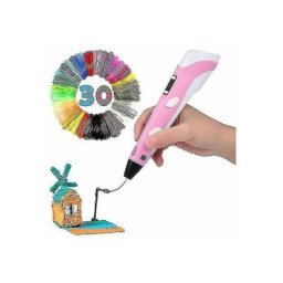 Stylo d'impression 3D intelligent avec chargement usb, recharges de filament Pla 30 couleurs a