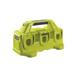 Ryobi - Chargeur de batterie RC18640 - 18V OnePlus Lithium-ion - 6 ports - Vert