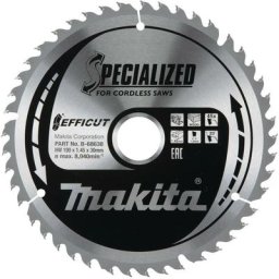 B-68638 Lame de scie circulaire 190 x 30 x 1.45 mm Nombre de dents: 45 1 pc(s) W622052 - Makita