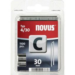 Agrafes à dos fin Novus 4/30 1100 Pces