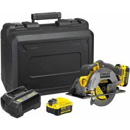 Stanley - V20 Scie Circulaire 165mm - Lithium 18V - 2 Batteries 4Ah fatmax - SFMCS500M2K-QW