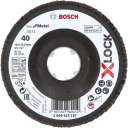 Bosch - disque à surfacer à lamelles accessories 2608619197 ø 115 mm 1 pc(s)