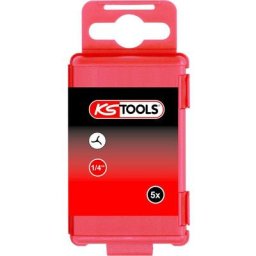 Kstools - ks tools 1/4 Embout de vissage triwing, 75mm, 10, pack de 5