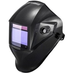 Stamos - Masque De Soudure Automatique Casque Soudage Assombrissement Solaire 100 x 65 Mm - Argent,