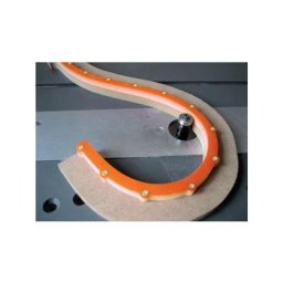 TMP-1000 gabarit flexible pour le fraisage courbe et en forme d'arche 18X18MM L=1000MM