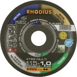 Rhodius - Extra disque de coupe mince XT69 multi box / 115 x 1,0 x Longueur moule de 22,23 mm 41