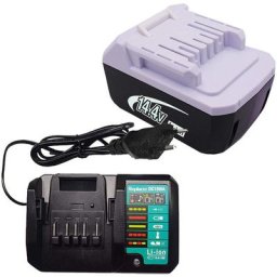 2 pièces) Batterie BL1440G 14,4V 4,0Ah & Chargeur DC18WA 14,4V & 18V Pour Makita 196375-4 BL1411G