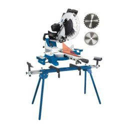 Pack Scheppach Scie à onglet radiale 305 mm 2000W - HM140L - Support UMF2000