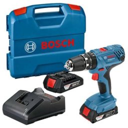 Perceuse à percussion 18V (2x1.5Ah) gsb 18V-21 en coffret - bosch 0615990M00
