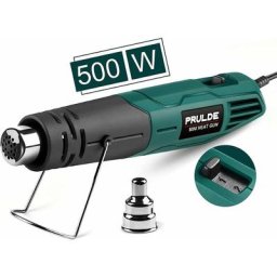 Décapeur thermique 500W , Pistolet à Air Chaud Petit Chauffage Rapide avec 2 Réglages de