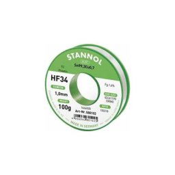 HF34 1,6% 1,0MM flowtin tc cd 100G Étain à souder sans plomb bobine, sans plomb Sn99,3Cu0,7 ORM0