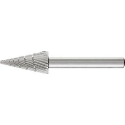 22423536 Fraise sur tige hss cône pointu Longueur 65 mm Dimension produit, ø 12 mm Longueur de