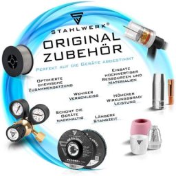 STAHLWERK AG-60 Accessoires plasma Pièces d'usure buses plasma + électrodes + capuchons céramiques