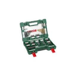Coffret V-Line 91 pièces de forets et d'embouts TiN avec tournevis à cliquet et tige magnétique