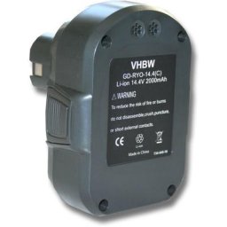 Batterie 2000mAh (14.4V) pour outil Ryobi LLCD14022, llcd 14022 remplace BPL1414.