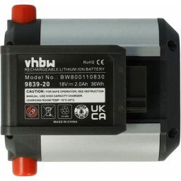 Li-Ion Batterie 2000mAh (18V) pour outils de jardin électrique Gardena Telescopic Accu Hedge