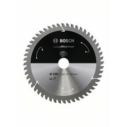 Bosch type de lame de scie circulaire pour l'aluminium, 150x1.8 / 1.3x20, 52 dents