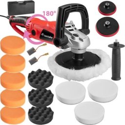 Lustreuse Polisseuse Rotative 1600W - machine a polir, polisseur de voiture, polisseuse a disque