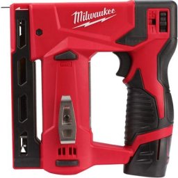 Milwaukee - agrafeuse M12 2,0AH livrée avec deux batteries et chargeur en hd box M12
