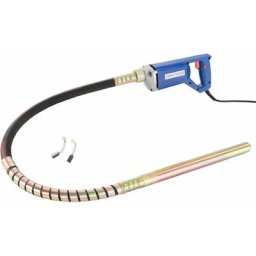 Vibrateur à Béton Vibrateur Interne Cylindrique Poignée Pistolet Portable (800 w 1,5 m Longueur du