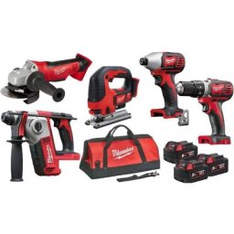 Pack 5 outils 18V 3x5Ah - M18BPP5A-503A - 4933472243 - Milwaukee