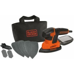 Black&decker - Ponceuse Mouse filaire 120W avec accessoires black+decker KA2000-QS