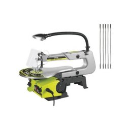 Pack Ryobi Scie à chantourner stationnaire RSW1240G - 125W - 405mm - 5 lames à chantourner
