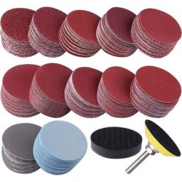 Disque abrasif de ponceuse 300 Pièces Disques de Ponçage 50mm Disques Abrasifs Grain 80 180 240 320