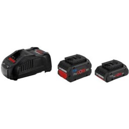 Pack de 2 batteries Procore 18 v (1x4Ah + 1x5,5 Ah) + chargeur gal 1880 cv en boite carton Bosch