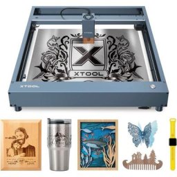 Graveur - 60W Machine de Découpe Laser cnc Bricolage, Puissance de Sortie 10W Xtool D1 Pro 5W