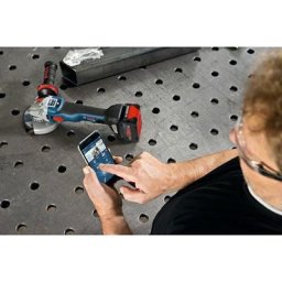 Mini-Meuleuse bosch gws 18V-10 sc (Machine seule L-Boxx 136 Module Bluetooth gcy 30-4)