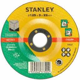 Stanley - Disque aggloméré à tronçonner le béton 125x22x3.2 STA32080-QZ