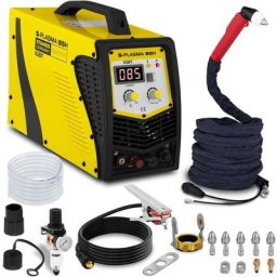 Decoupeur Plasma Poste Souder Plasma Technologie Igbt Tailleur Cutter 400V 85A - Rouge, Bleu