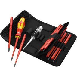 Jeu de lames de rechange 16 pièces Wera 05003484001 vde vis à fente, cruciforme Phillips, vis