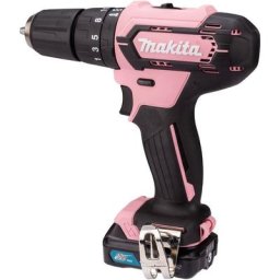 Makita - Perceuse-visseuse à percussion sans fil HP333DSAP1 12 v 2.0 Ah Li-Ion + batterie, +