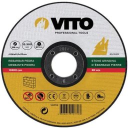 Vito Pro-power - Disque spécial Pierre Diamètre 230 mm Alésage 22 mm vitopower