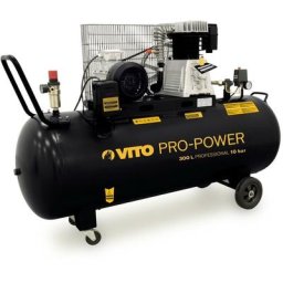 Compresseur à Courroie 300L 15 Bar 3000W 4CV vito 400L / min.