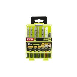 Ryobi - Coffret de 10 lames pour scie sauteuse OnePlus bois - métal plastique granite carrelage