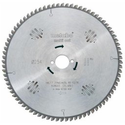 Lame de scie Multi cut - classic, 160x20 Z42 fz/tz 5° Metabo sous blister